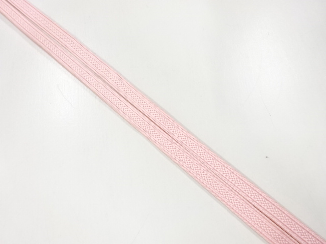 アンティーク　正絹　帯留め用手組三分紐